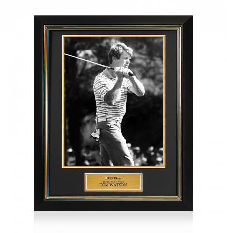 UNSIGNED Tom Watson Masters Trophy Framed Photo - The 1981 Masters Winner