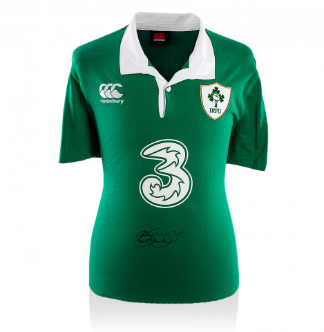 Brian O'Driscoll Signed Ireland Rugby Shirt