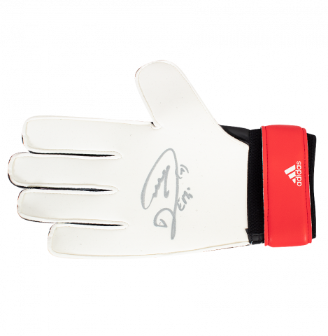 Emiliano Martinez Signed Adidas Glove Signed In Silver