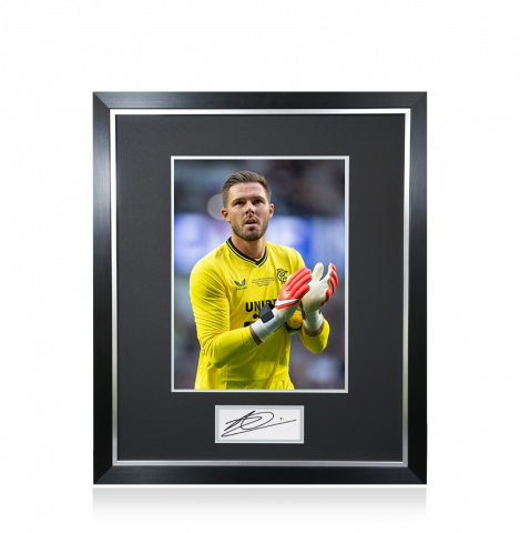 Jack Butland Signed Plaque and Photo Frame: Rangers Star