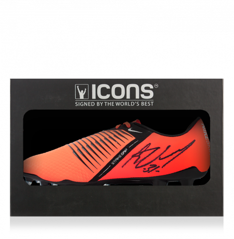 Kevin Volland Signed Red and Black Nike Phantom Venom Boot In Deluxe Packaging