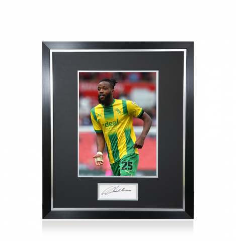 Nathaniel Chalobah Signed Plaque and Photo Frame: West Bromwich Albion Star