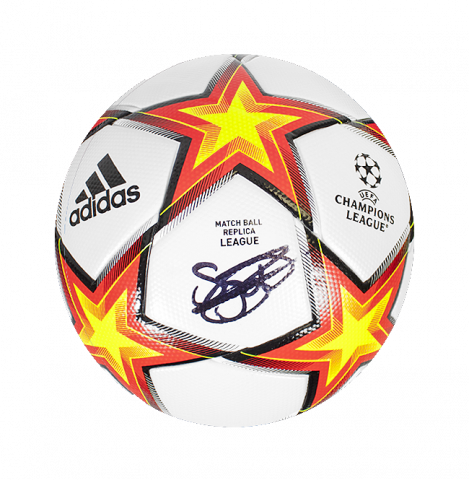 Sergino Dest Signed UEFA Champions League Football