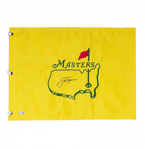 Jack Nicklaus Signed Masters Pin Flag