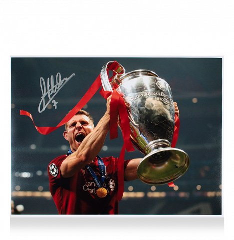 James Milner Signed Liverpool Photo: 2019 UEFA Champions League Winner