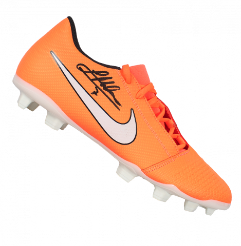 James Milner Signed Orange Nike Phantom Venom Boot