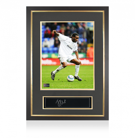 Jay-Jay Okocha Signed Plaque and Photo Frame: Bolton Wanderers Legend