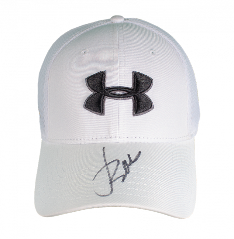 Jordan Spieth Signed White Under Armour Golf Cap