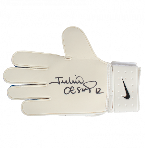 Julio Cesar Signed Nike Vapor Goalkeeper Glove