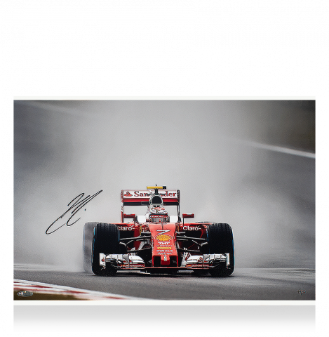 Kimi Raikkonen Signed Photo: Formula 1 Legend