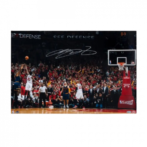 PRE-ORDER LeBron James Signed Cleveland Cavaliers Photo: Ball Game 