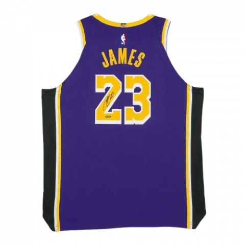 PRE-ORDER LeBron James Signed Los Angeles Lakers Statement Edition Authentic Nike Jersey