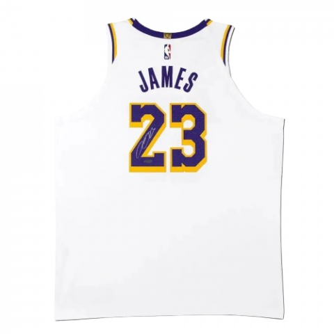 PRE-ORDER LeBron James Signed Los Angeles Lakers Association Edition Authentic Nike Jersey