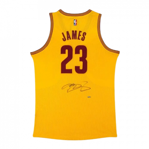 PRE-ORDER LeBron James Signed Cleveland Cavaliers Authentic Adidas Alternate Jersey