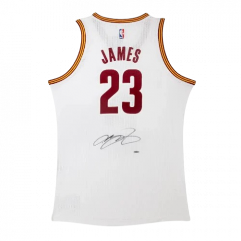 PRE-ORDER LeBron James Signed Cleveland Cavaliers Authentic Adidas Home Jersey
