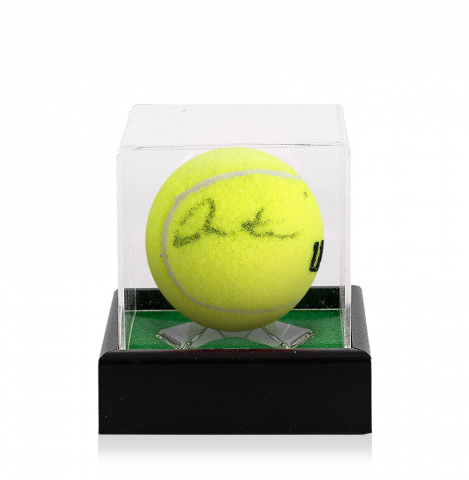 Martina Hingis Signed Penn Tennis Ball In Acrylic Case