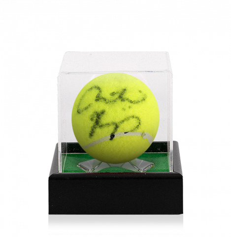 Martina Hingis Signed Penn Tennis Ball In Acrylic Case