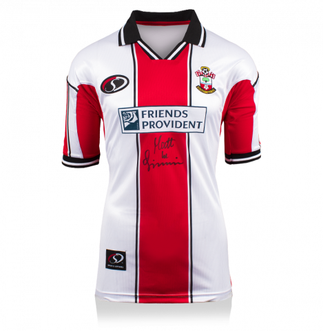 Matt Le Tissier Front Signed Southampton 1999-01 Home Shirt