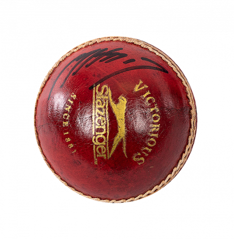 Matthew Hoggard Signed Red Cricket Ball