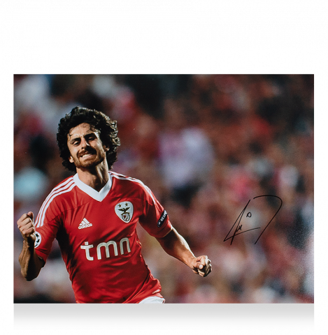 Pablo Aimar Signed SL Benfica Photo