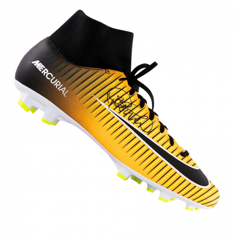 Philippe Coutinho Signed Yellow and Black Nike Mercurial Boot