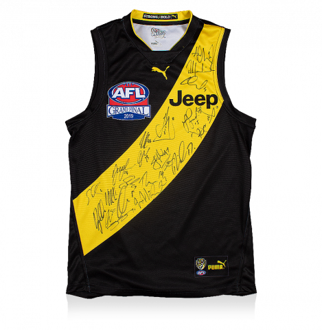Richmond Squad Signed 2019 AFL Guernsey
