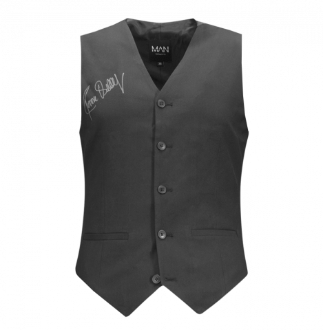 Ronnie O'Sullivan Signed Black Waistcoat