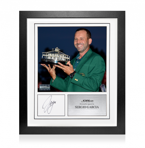 Sergio Garcia Signed Card and Photo Frame – Option 1