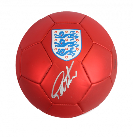 Geoff Hurst Signed Modern England Football