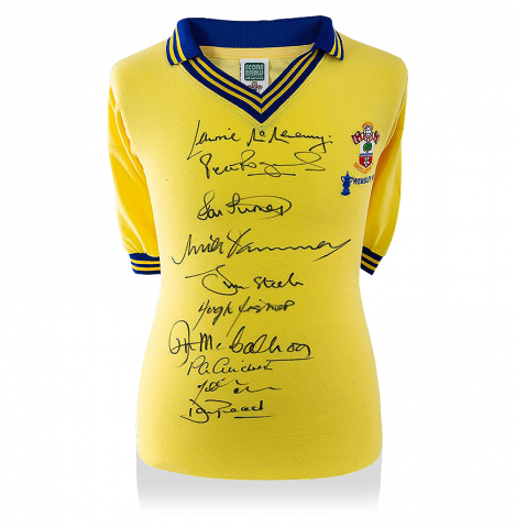 Southampton Team Signed 1976 Away Shirt: FA Cup Winners Edition