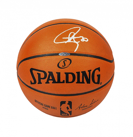Stephen Curry Signed Spalding NBA Basketball