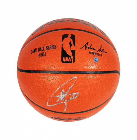 Stephen Curry Signed Spalding NBA Basketball