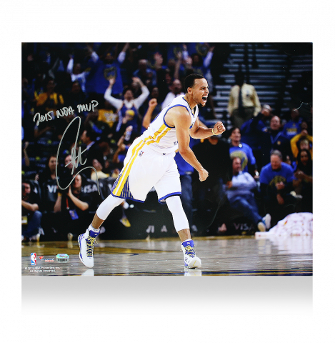 Stephen Curry Signed Golden State Warriors Photo: 2015 NBA MVP
