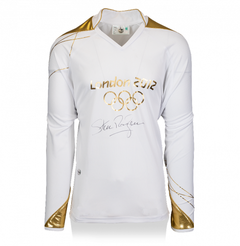 Steve Redgrave Signed London 2012 Olympics Torch Bearer Shirt
