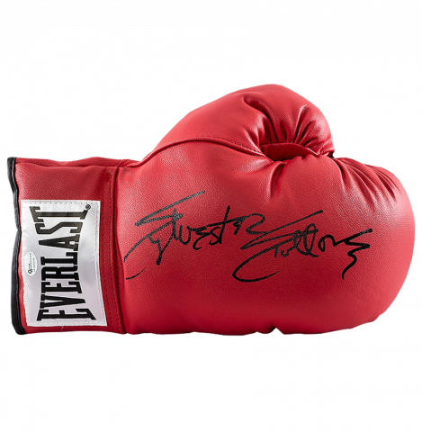 Sylvester Stallone Signed Red Everlast 'Rocky Balboa' Boxing Glove
