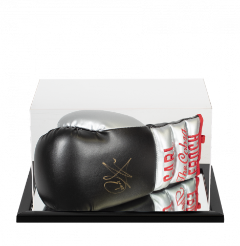 Carl Froch Signed Boxing Glove: The Cobra In Acrylic Case