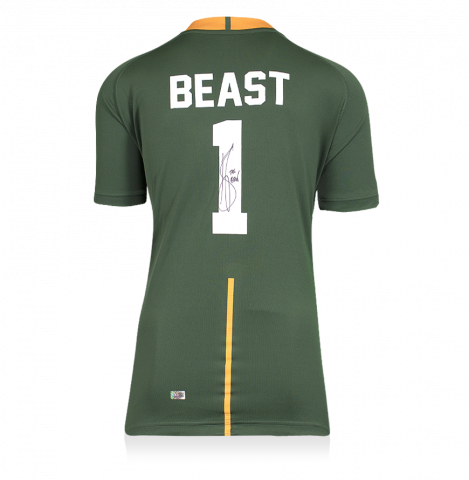Tendai “Beast” Mtawarira Back Signed South Africa Springbok Shirt