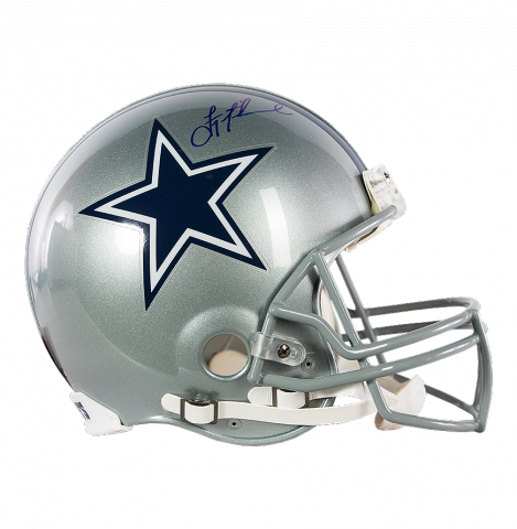Troy Aikman Signed Full-Size Dallas Cowboys Helmet