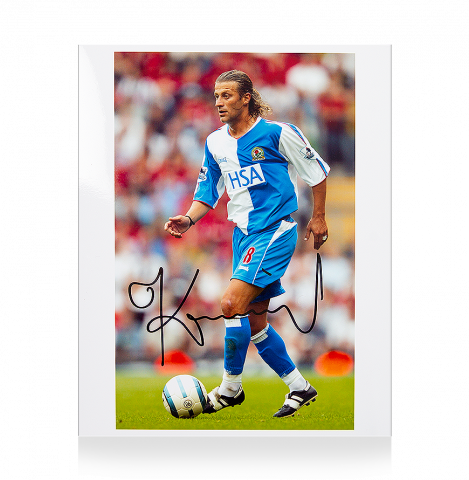 Tugay Signed Blackburn Rovers Photo