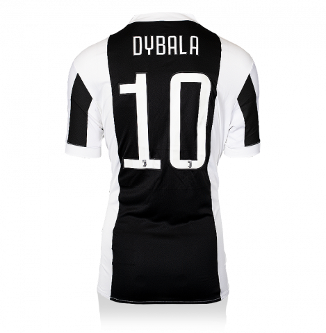 UNSIGNED Paulo Dybala Juventus 2017-18 Home Shirt