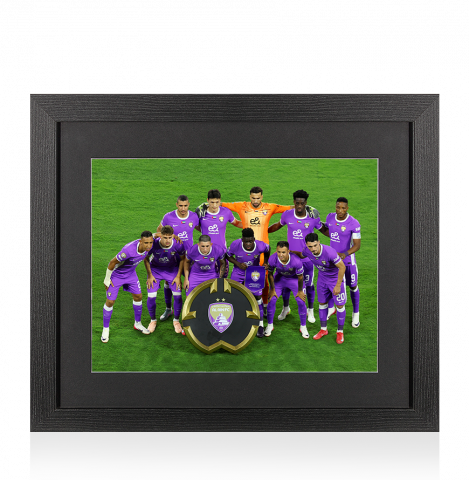 UNSIGNED Al Ain FC Photo In Black Wooden Frame: 2025 FIFA Club World Cup Squad