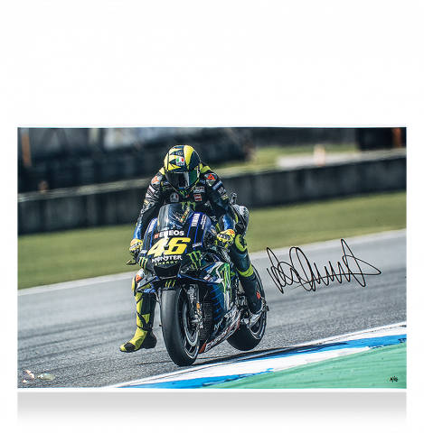 Valentino Rossi Signed Photo: MotoGP Icon