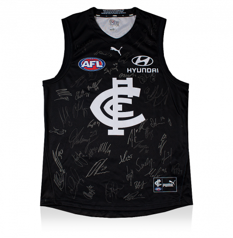 Carlton Squad Signed 2020 AFL Guernsey