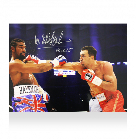 Wladimir Klitschko Signed Photo: Victory vs David Haye