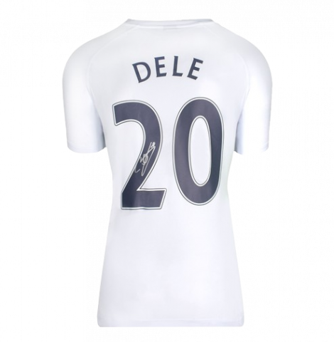 WAREHOUSE SECONDS Dele Alli Signed Back Tottenham Hotspur Lab T-Shirt Grade A