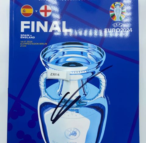 WAREHOUSE SECONDS Lamine Yamal Signed UEFA Euro 2024 Final Programme - Grade C