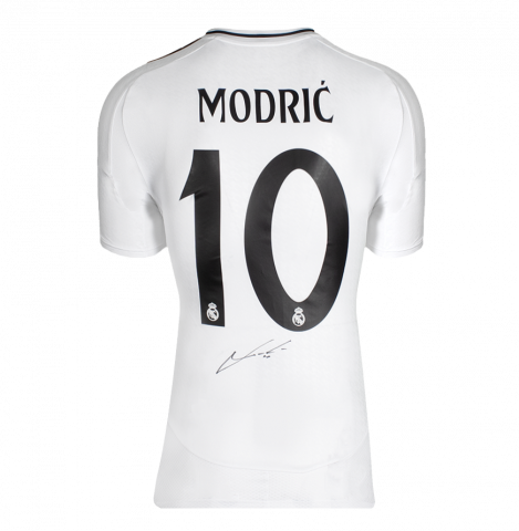 WAREHOUSE SECONDS Luka Modric Back Signed Real Madrid CF 2024-25 Home Shirt - Grade A