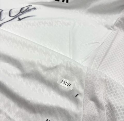 WAREHOUSE SECONDS Luis Figo Front Signed Real Madrid 2024-25 Home Shirt - Grade A