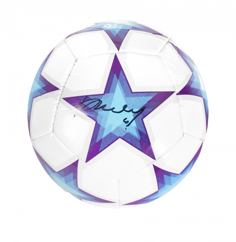 WAREHOUSE SECONDS Didier Drogba Signed Champions League Football - Grade B