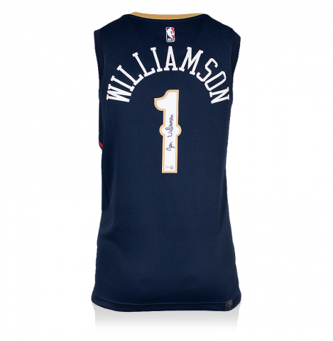 Zion Williamson Signed New Orleans Pelicans Home Jersey
